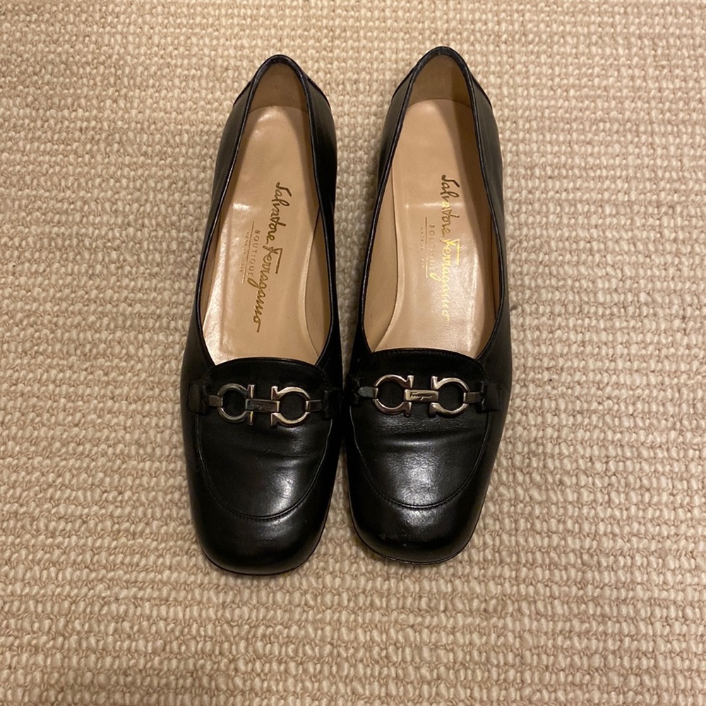 Salvatore Ferragamo Black  Loafers